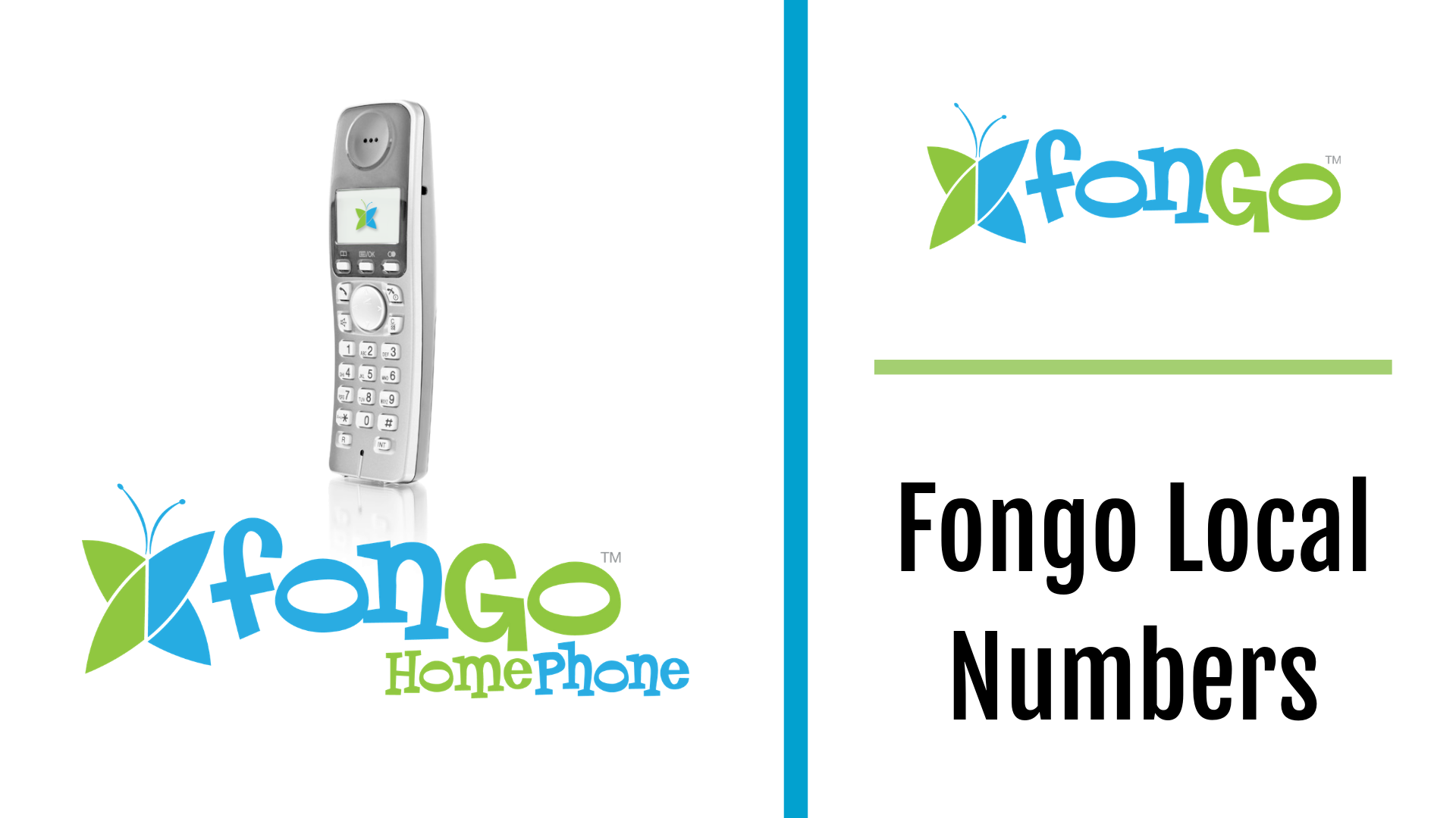 What local numbers does Fongo Mobile provide