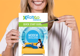 Fongo Internet Quick Start guide for modem