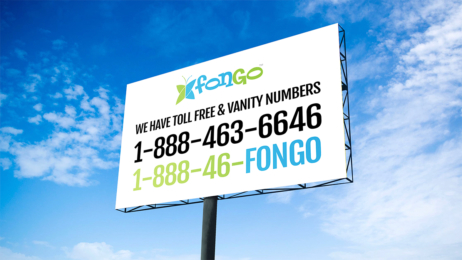 Fongo Billboard with A Vanity Number
