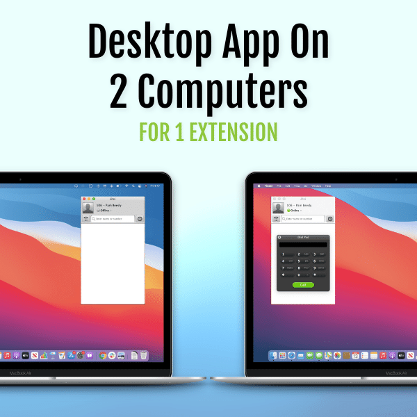 Fongo Works Desktop App on 2 Computers