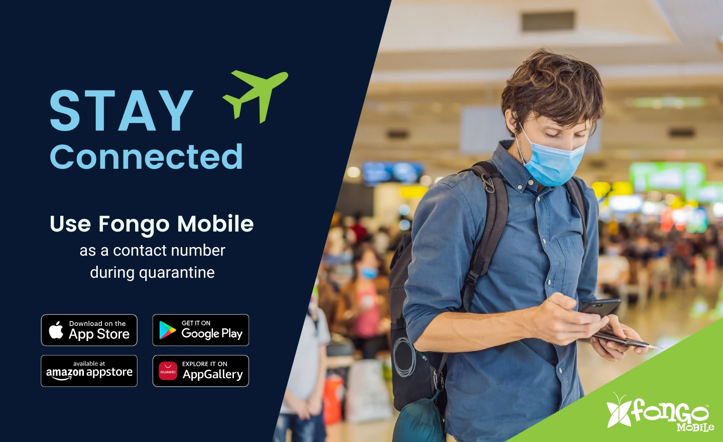 Stay Connected with Fongo Mobile as a contact number during quarantine