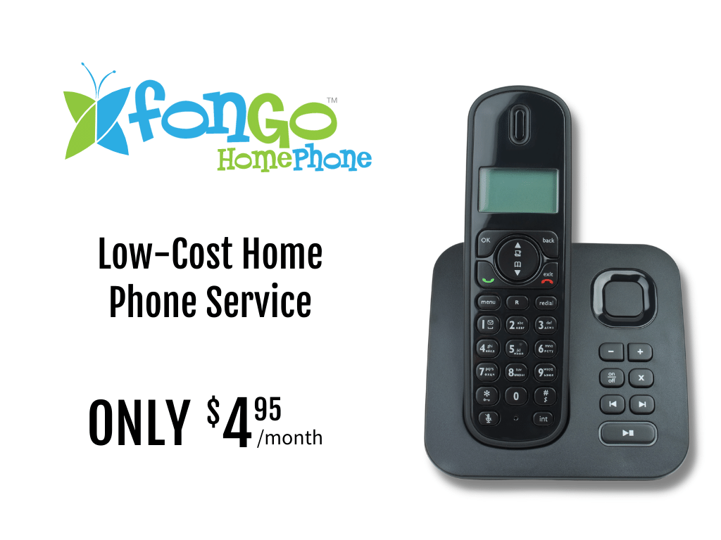 Low-cost Home Phone service for only $4.95 per month.