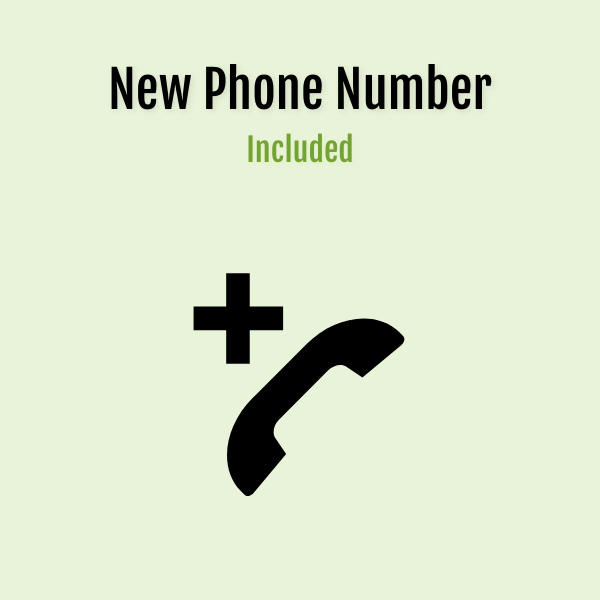 New Phone Number Included