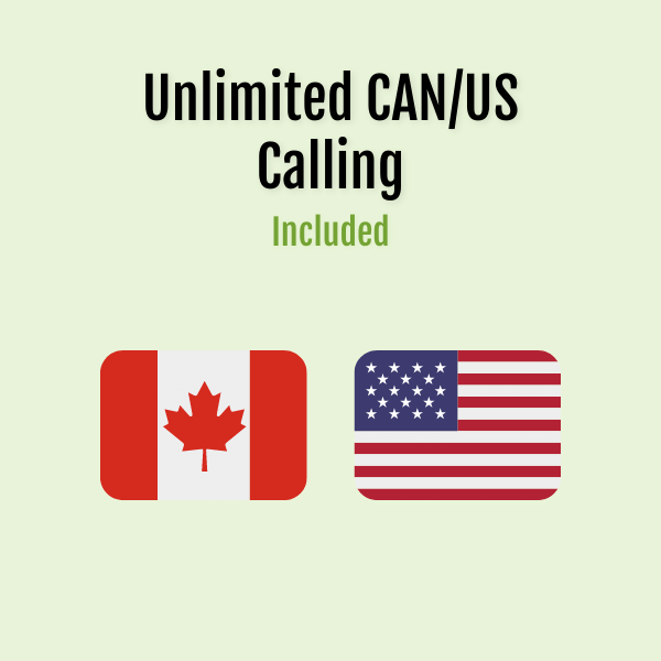 Unlimited Canada and United States calling for Fongo Home Phone customers.